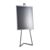 Caballete portátil de aluminio con marco abatible plata  | 1500 mm | A1 594 x 841 mm 