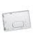 Fundas para tarjetas de crédito plástico duro con ranura pulgar transparente  | ranura pulgar 