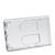 Fundas para tarjetas de crédito plástico duro con ranura pulgar transparente  | con 2 ranuras para los pulgares 
