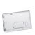Fundas para tarjetas de crédito plástico duro con ranura pulgar null