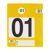 Kit identificador de vehículos amarillo 