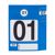 Kit identificador de vehículos azul 