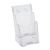 Portafolletos de pared/de pie, poliestireno, transparente PTXC 2 x 1/3 A4