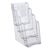 Portafolletos de pared/de pie, poliestireno, transparente PTXC 4 x 1/3 A4
