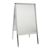 Caballete publicitario A1 Outdoor SOLID-STOP 25 mm | redondo  | plata 