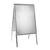 Caballete publicitario A1 Outdoor SOLID-STOP 32 mm | redondo  | plata 