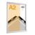 Marco abatible para contenido A2, aluminio, impermeable plata 