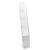 Expositor folletos plegable DENVER 4 x A4 con bolsa, blanco 4 compartimentos  | blanco 