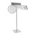 Expositor informativo CLASSIC A3 impermeable con marco abatible plata 