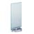 Soporte en T 1/3 A4, giratorio, metacrilato con aspecto de cristal y base 1/3 A4 
