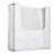 Portafolletos de pared, extra profundo, poliestireno, transparente PTXH, 1 x A4