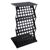 Mostrador portafolletos plegable KANSAS 6x A4 o 3x A3 negro  | KANSAS (modelo de descatalogado) 