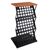 Mostrador portafolletos plegable KANSAS 6x A4 o 3x A3 negro|Haya  | KANSAS (modelo de descatalogado) 