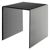 Expositor de metacrilato en forma de U, negro 200 x 200 x 200 mm
