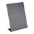 Pizarra de mesa en L, negra A5 - 148 x 210 mm  | formato vertical 