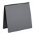 Pizarra de mesa triangular, negra 100 x 100 mm 