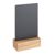 Pizarra de mostrador negro|marrón  | 120 x 80 mm 