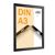 Marcos abatibles A3 impermeables negro 