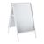 Caballete publicitario A1 Outdoor SOLID-STOP 32 mm | En inglete  | blanco 