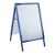 Caballete publicitario A1 Outdoor SOLID-STOP 32 mm | En inglete  | azul 