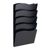 Portafolletos de pared A4 vertical, acero PTXG null