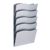Portafolletos de pared A4 vertical, acero PTXG null