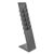 Expositor folletos PLANAR, 6x A4 gris oscuro 