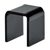 Expositor de metacrilato en forma de U, negro 30 x 30 x 30 mm