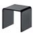 Expositor de metacrilato en forma de U, negro 50 x 50 x 50 mm