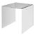 Expositor de metacrilato en U, transparente 300 x 300 x 300 mm