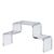 Expositor escalera, metacrilato null | 175 x 90 x 50 mm | de doble cara