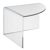 Pedestal, metacrilato, transparente 100 mm