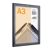 Marco abatible A3, cierre con llave, impermeable, negro 