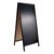 Caballete publicitario WOOD-STOP Lite XL, 64 x 136 cm negro 