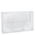 Portafolletos de pared, compartimentos paralelos, poliestireno, transparente, Taymar 2 x 1/3 A4