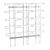Portafolletos de pared JACKSON de alambre, metal, plata 15 | formato vertical | A4