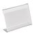 Soporte expositor en L, metacrilato 130 x 90 mm  | formato apaisado 