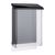 Portafolletos impermeable con tapa, negro, resistente  A5 