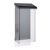 Portafolletos impermeable con tapa, negro, resistente  1/3 A4 