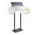 Expositor informativo CLASSIC A2 impermeable con marco abatible negro 