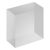 Bloque de metacrilato, transparente 50 x 50 x 25 mm