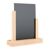 Expositor de mesa de madera con pizarra A5  | Haya|negro 