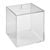  Caja de metacrilato con tapa 150 x 150 x 150 mm  | tapa superpuesta 