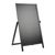 Caballete publicitario de madera FLIP, 490 x 890 mm negro 