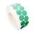 Puntos adhesivos de tela, verde 30 mm | 2500 uds