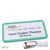 Tarjetas identificativas clip Office 75 x 37 mm  | verde pastel  | Clip de suspensión 
