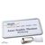 Tarjetas identificativas clip Office 75 x 37 mm  | acero inoxidable  | Clip de suspensión 