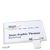 Tarjetas identificativas broche Vista 40 75 x 47 mm  | blanco 