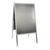 Caballete publicitario A1 Outdoor SOLID-STOP 25 mm | En inglete  | plata 