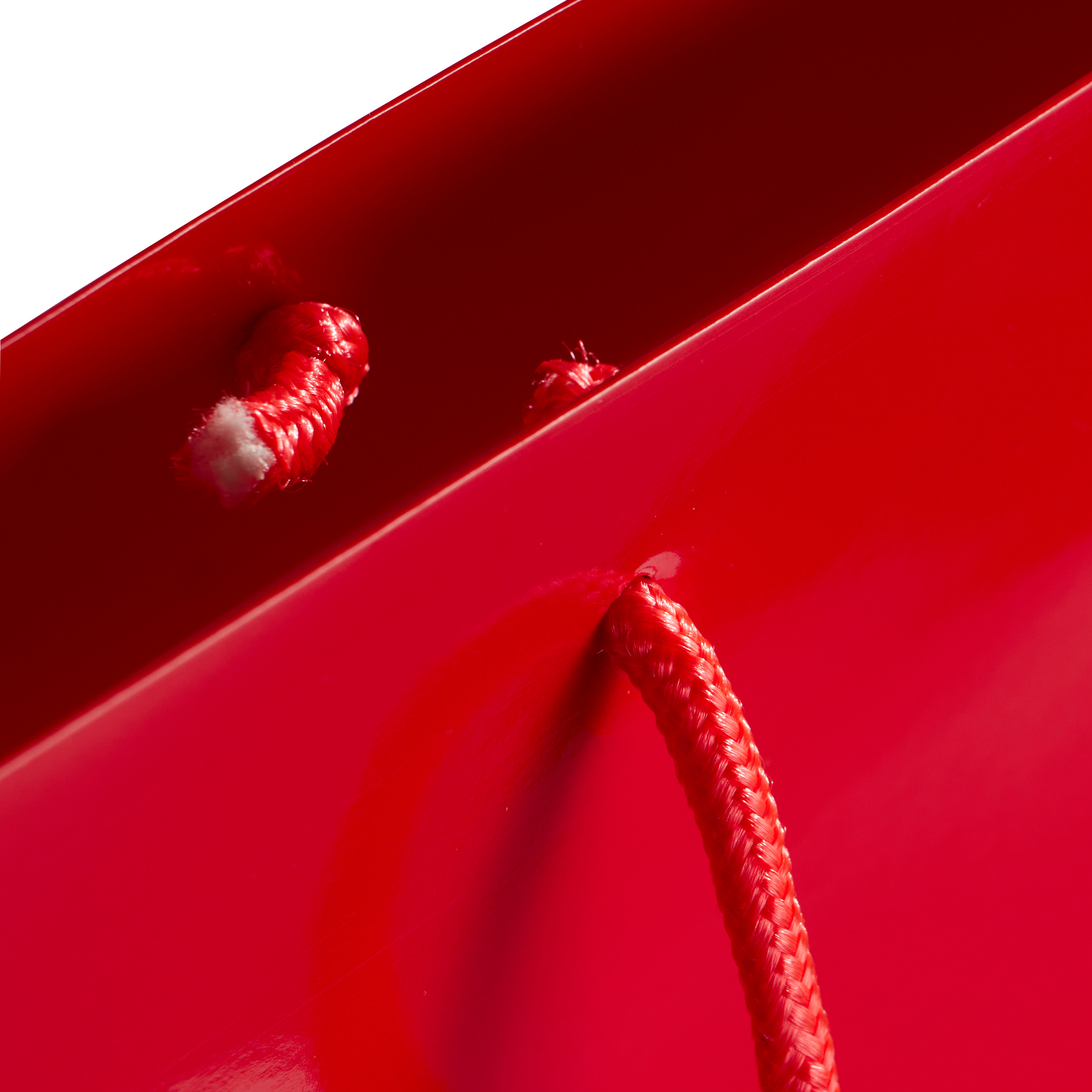 Bolsas para regalo con cordón, 20 x 25 x 8 cm, rojo brillante